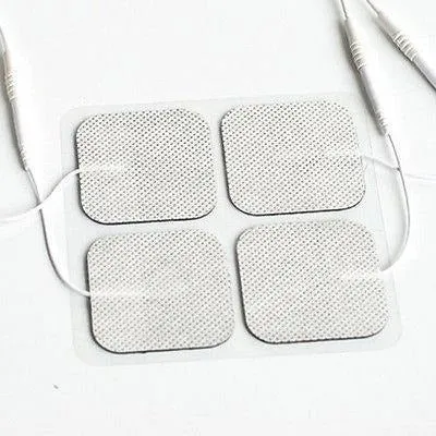 32 Pack Square Massage Pads for Caretec II Caretec IV Tens Massager Stimulator