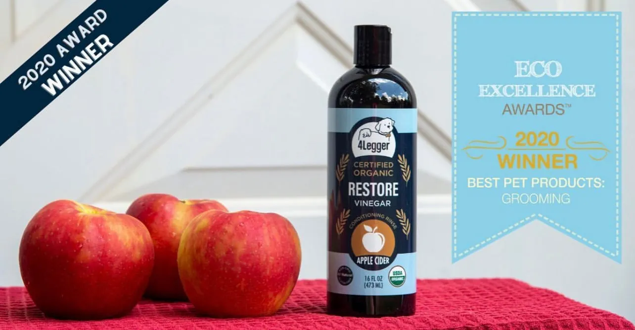 4 Legger RESTORE - Organic Apple Cider Vinegar Conditioning Rinse for Dogs