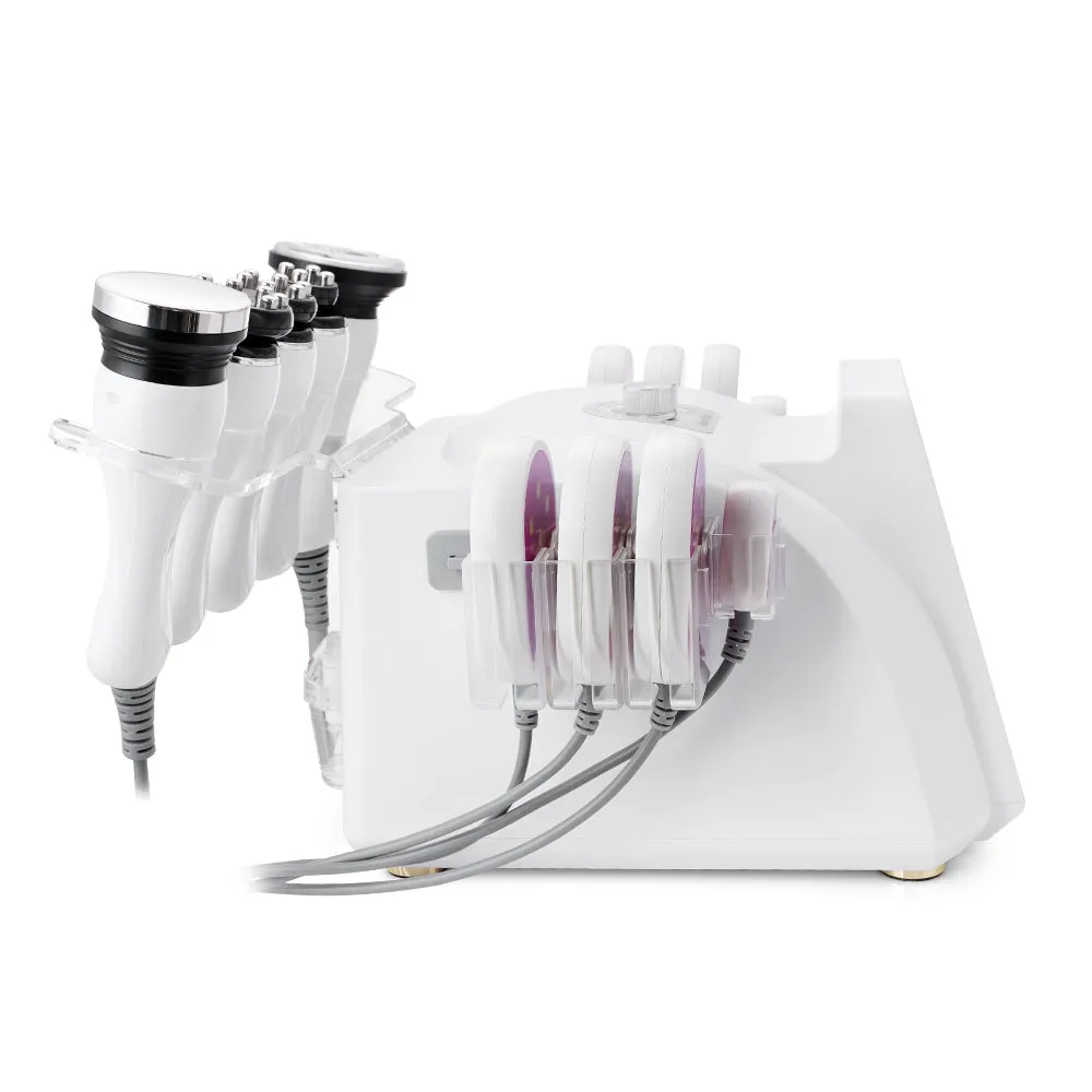 6 In 1 Ultrasonic Cavitation Vacuum 360° Automatic Rotary Radio Frequency Lipo Laser Body Slimming  Machine