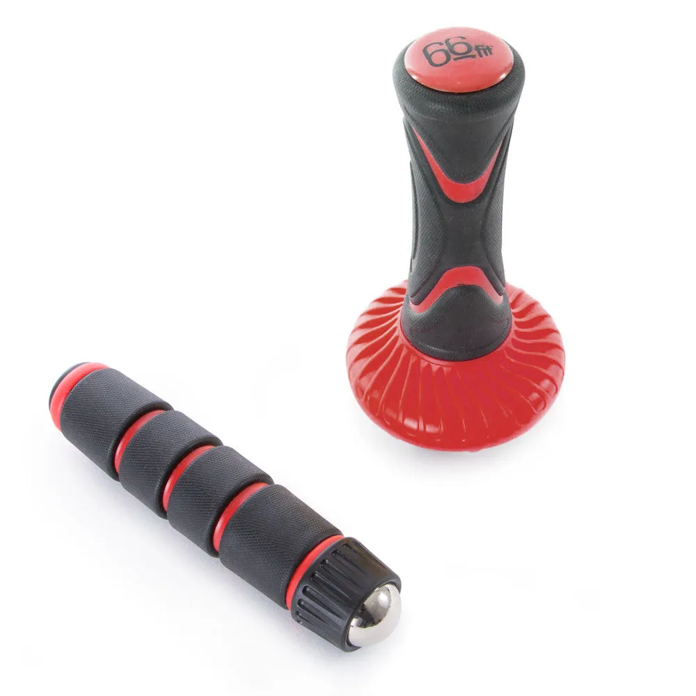 66fit Knot-Relief Stylus and Tri-Roller Massage Tool Set
