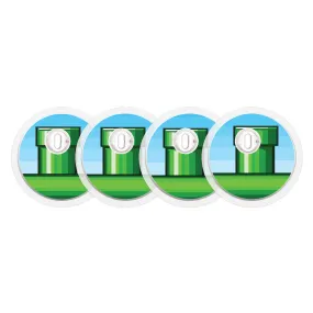 80s Gamer Sticker Designed for the FreeStyle Libre 3 Sensor