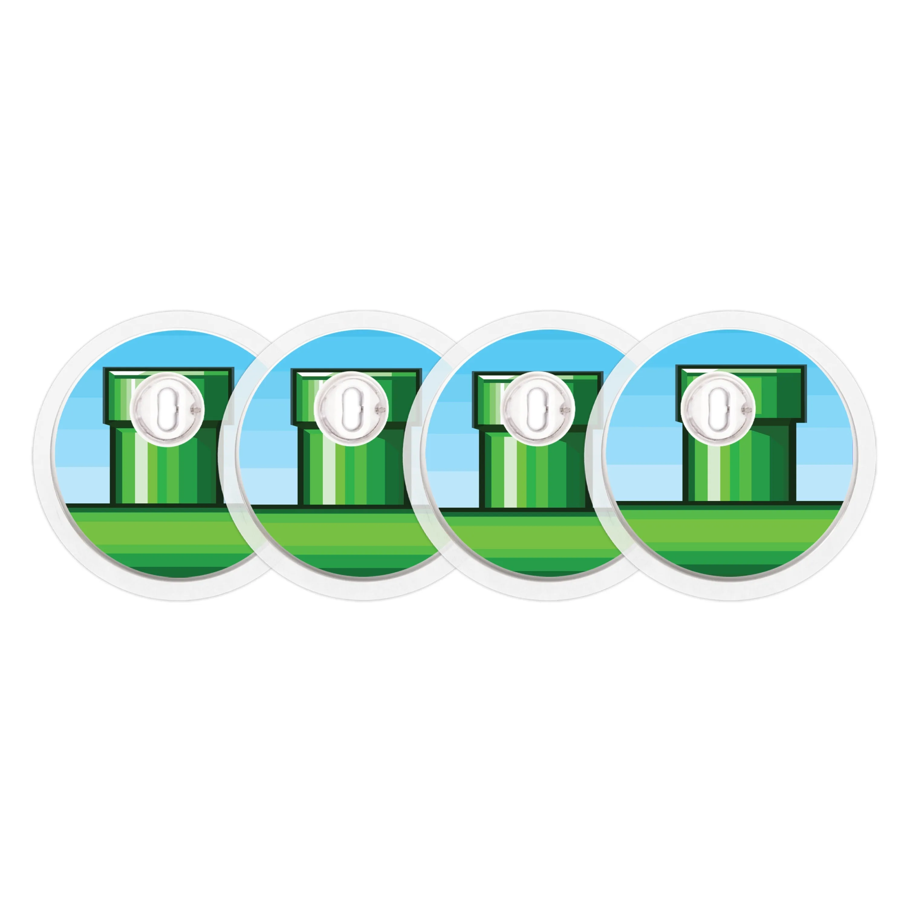 80s Gamer Sticker Designed for the FreeStyle Libre 3 Sensor