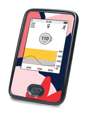 Abstract Flower Designed for DEXCOM G6 Touchscreen Receiver