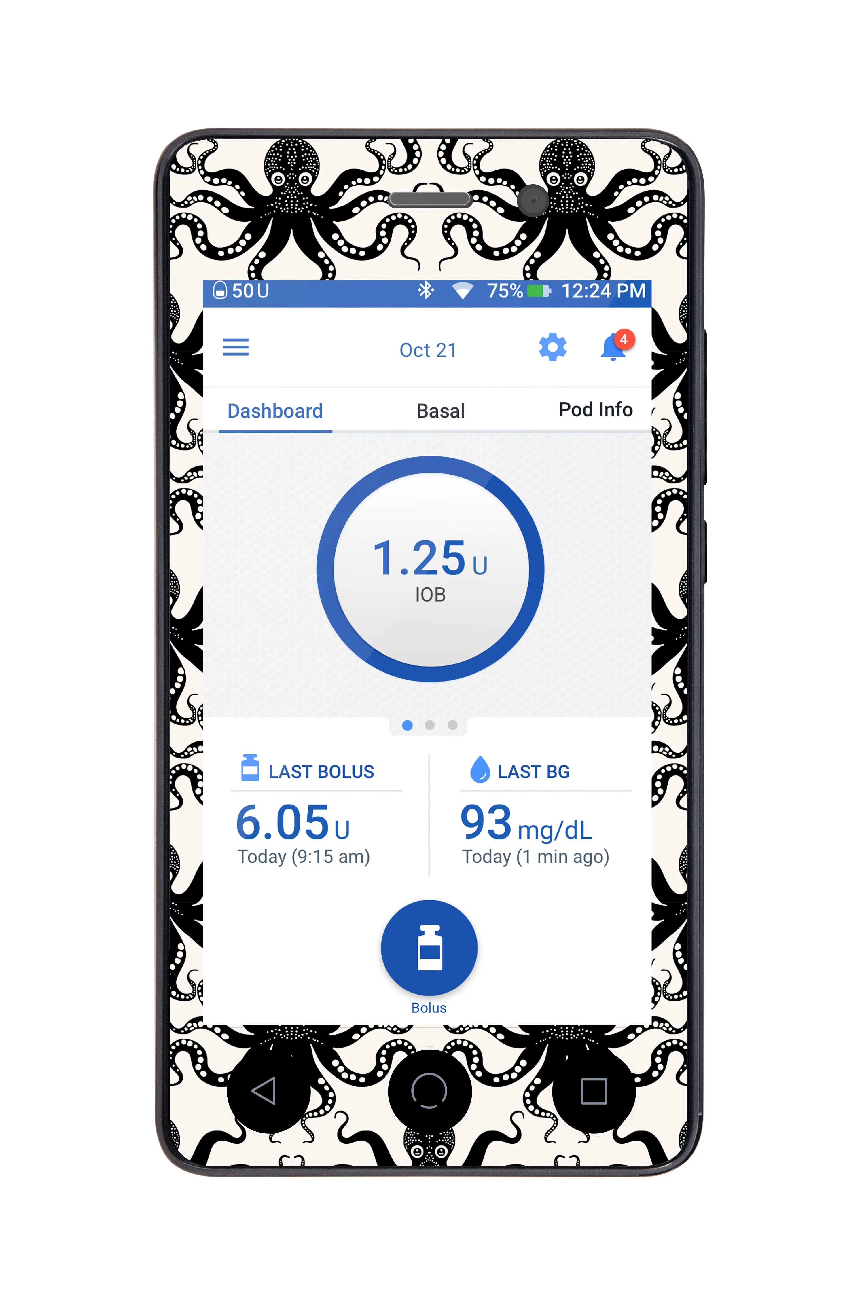 Abstract Octopus for Omnipod DASH™