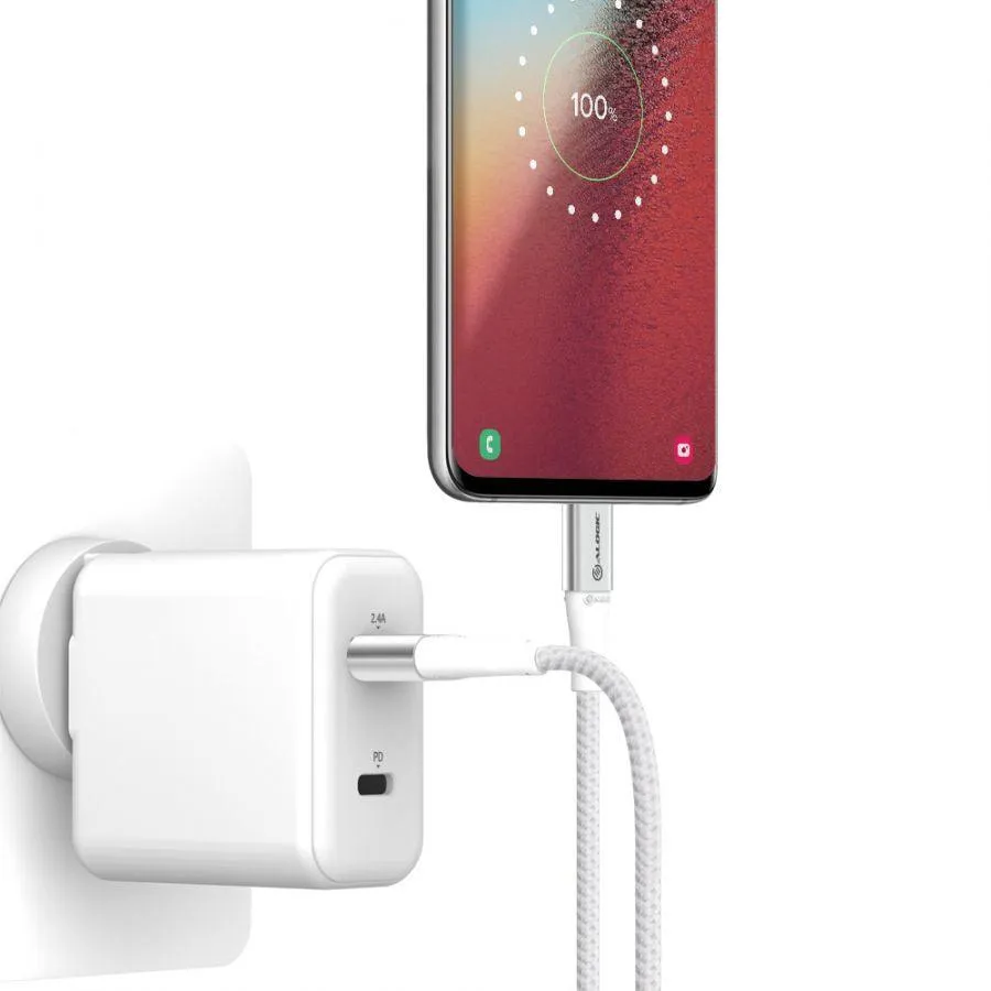 ALOGIC Super Ultra USB 2.0 USB-C to USB-C Cable - 5A|480Mbps - Silver - 3m (ULCC203-SLV)