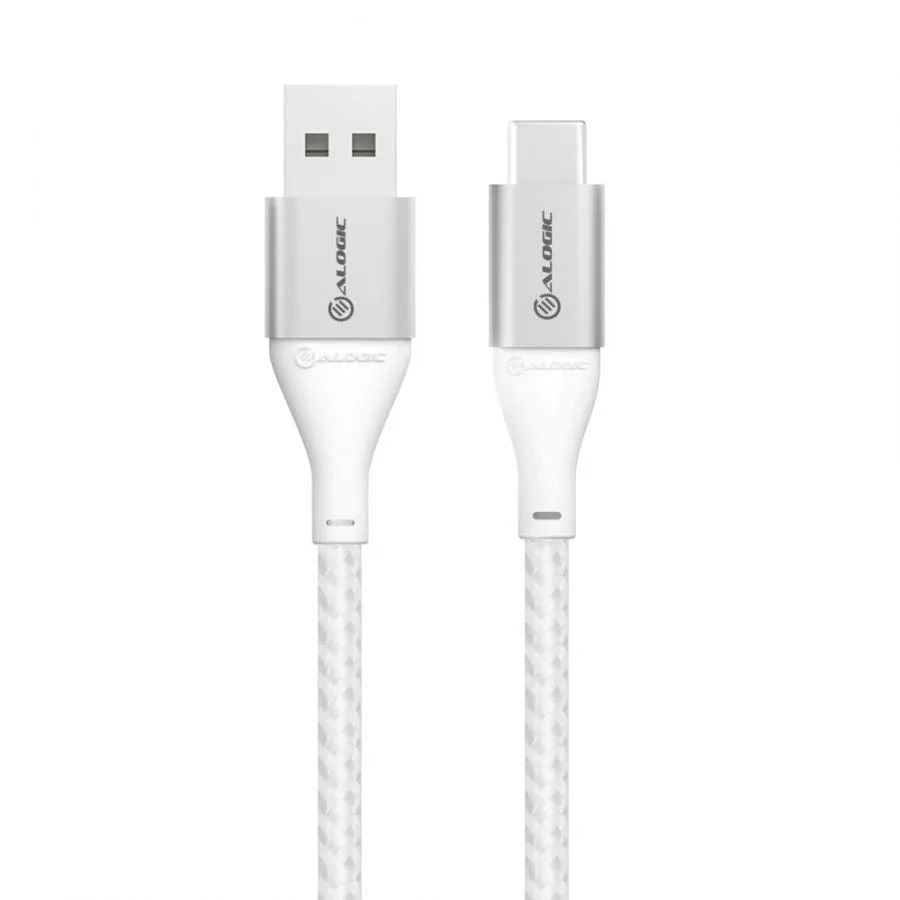 ALOGIC Super Ultra USB 2.0 USB-C to USB-C Cable - 5A|480Mbps - Silver - 3m (ULCC203-SLV)