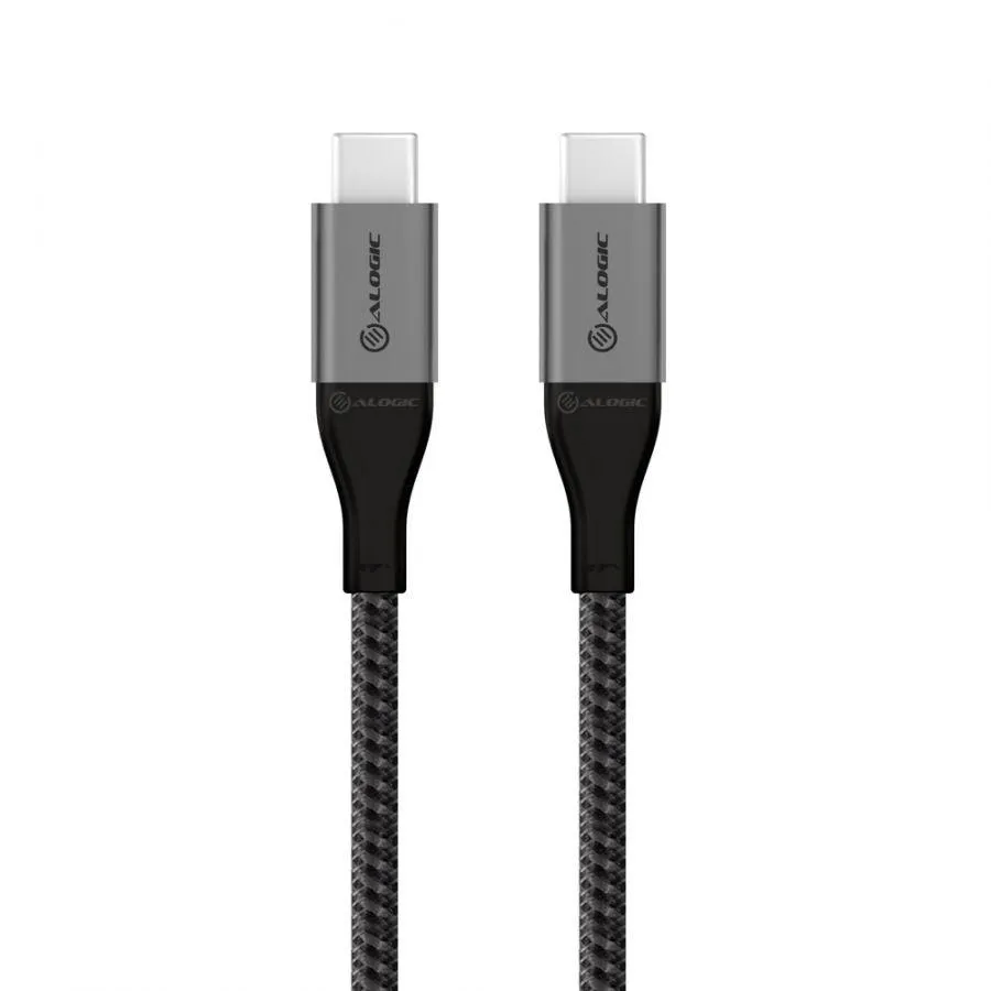 ALOGIC Super Ultra USB 2.0 USB-C to USB-C Cable - 5A|480Mbps - Space Grey - 3m (ULCC203-SGR)