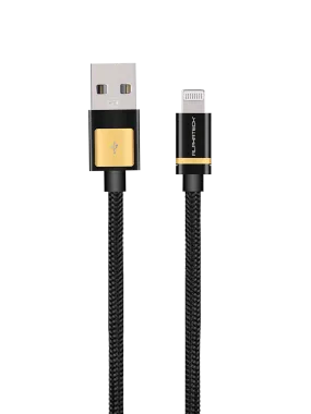 Alphatech Durawire Lightning Connector 1.5m Black