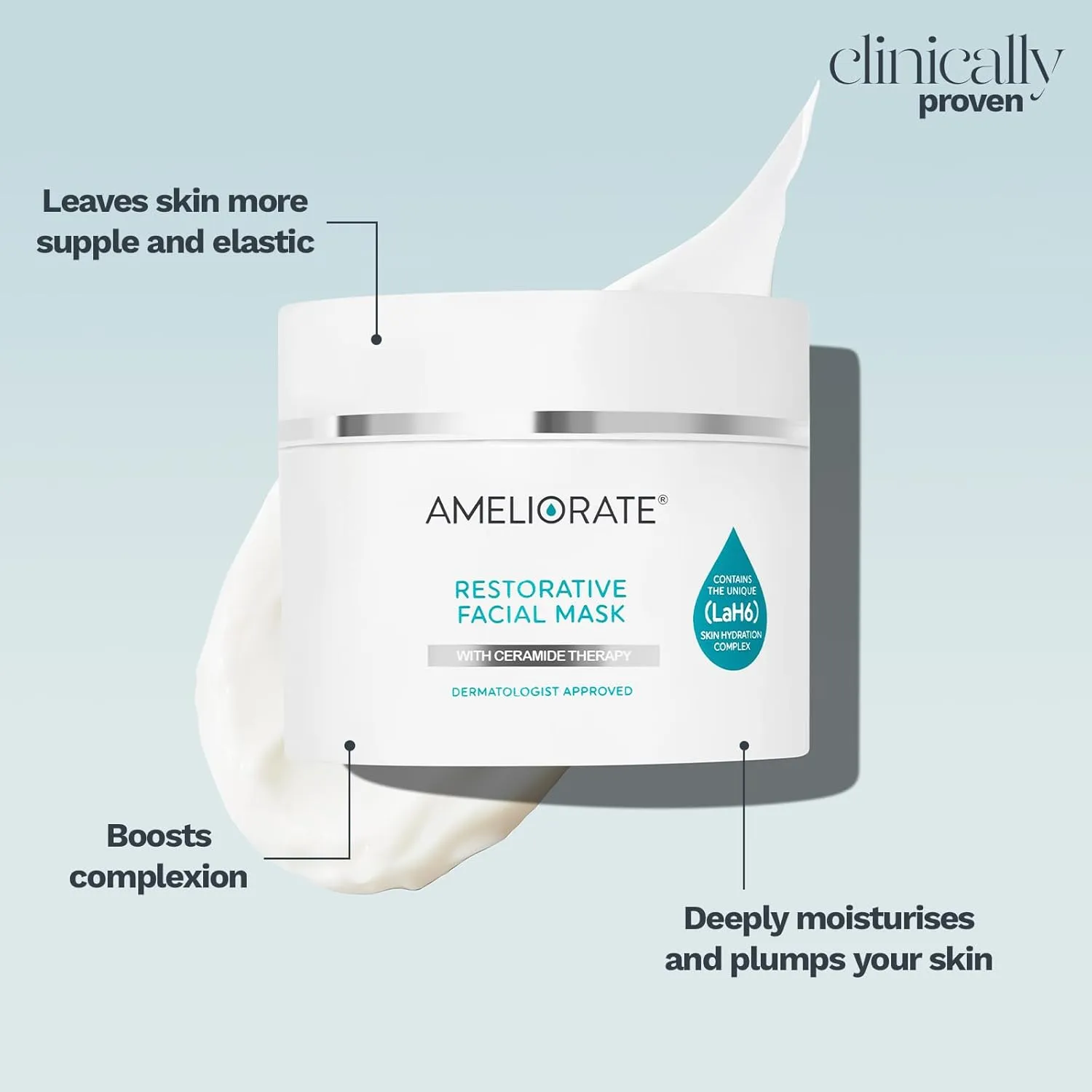 AMELIORATE Restorative Facial Mask with Ceramide Therapy 75ml