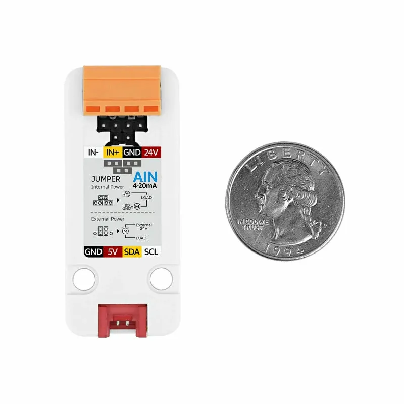 Analog to I2C Unit 4-20mA Input (STM32G030)