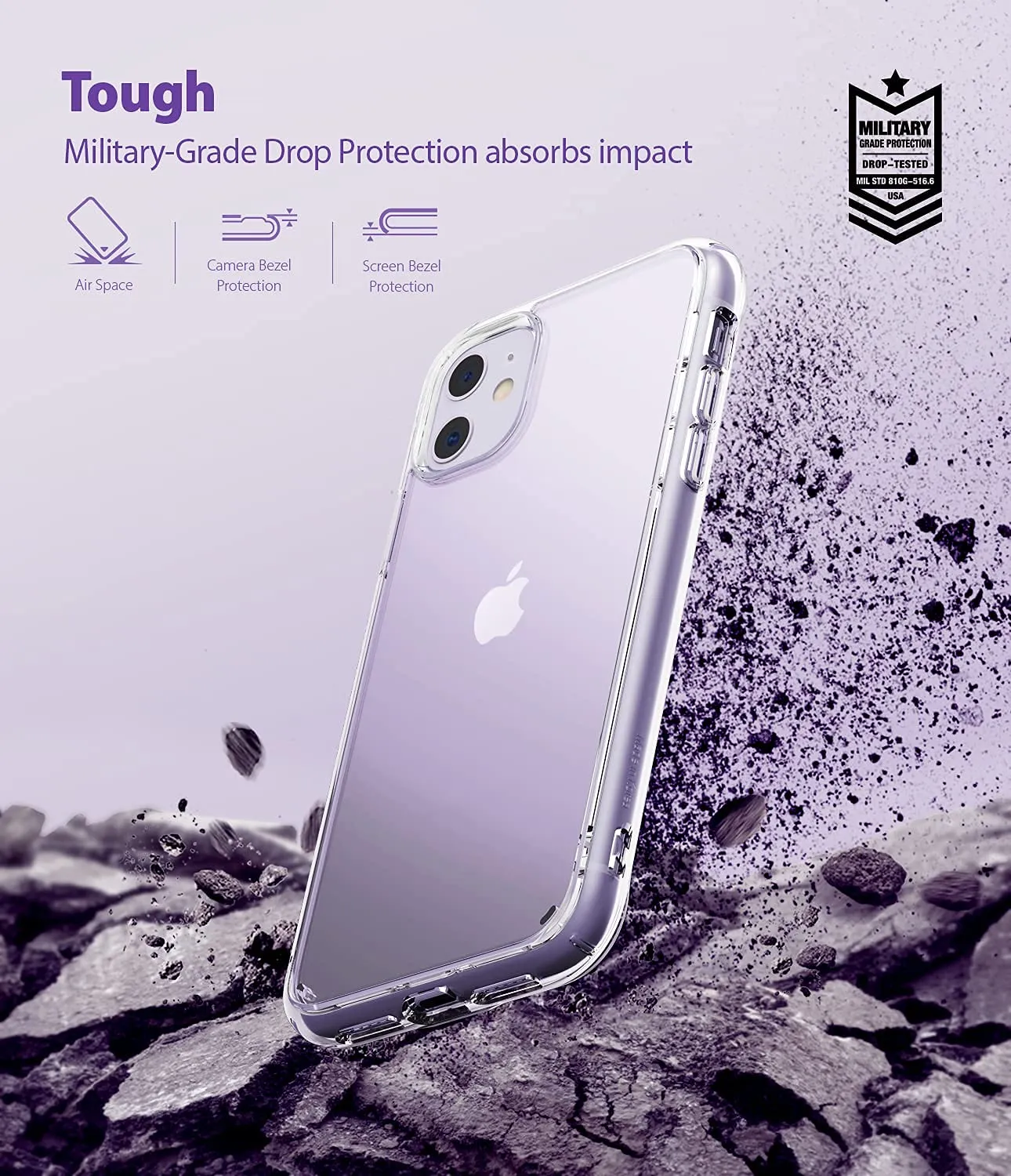 Apple iPhone 11 Back Cover Case | Fusion - Clear