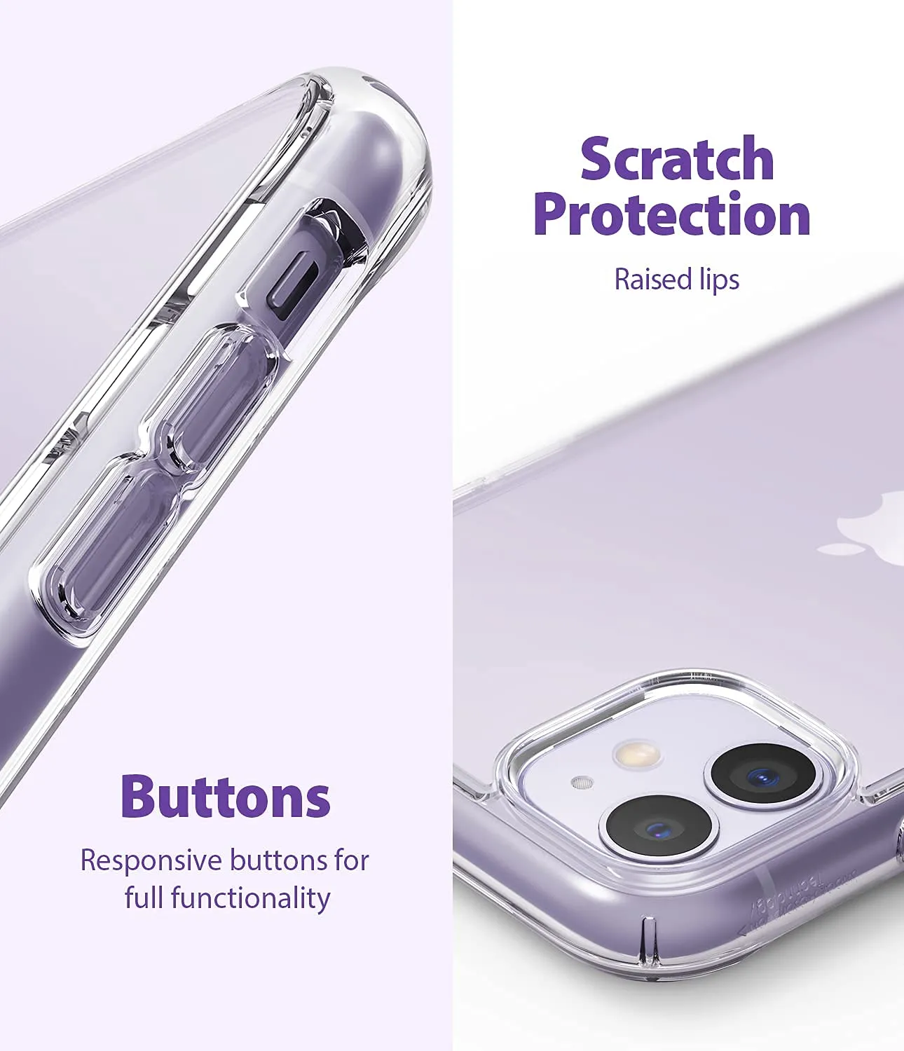 Apple iPhone 11 Back Cover Case | Fusion - Clear
