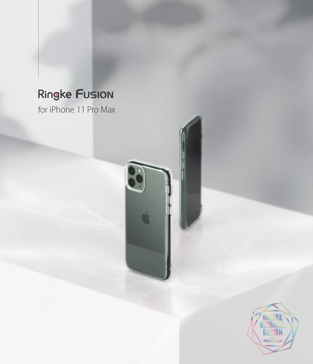 Apple iPhone 11 Pro Max Back Cover Case | Fusion - Smoke black