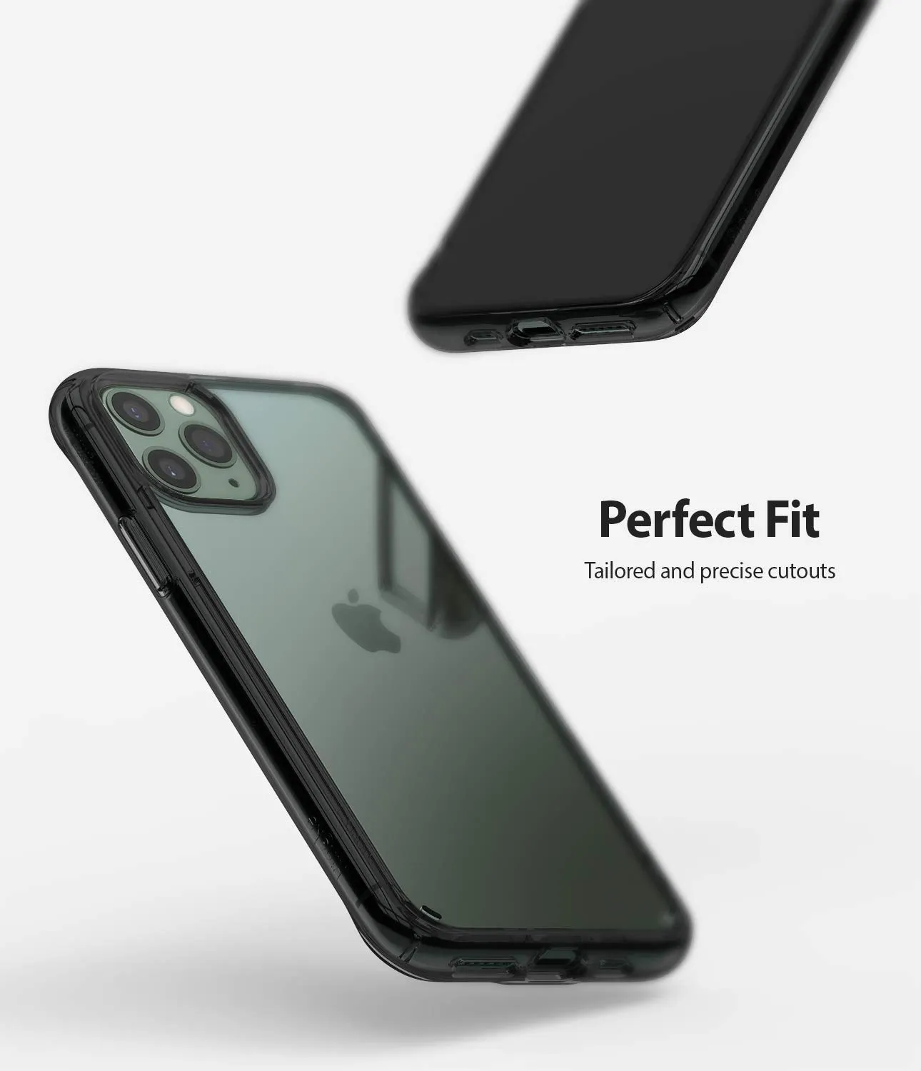 Apple iPhone 11 Pro Max Back Cover Case | Fusion - Smoke black