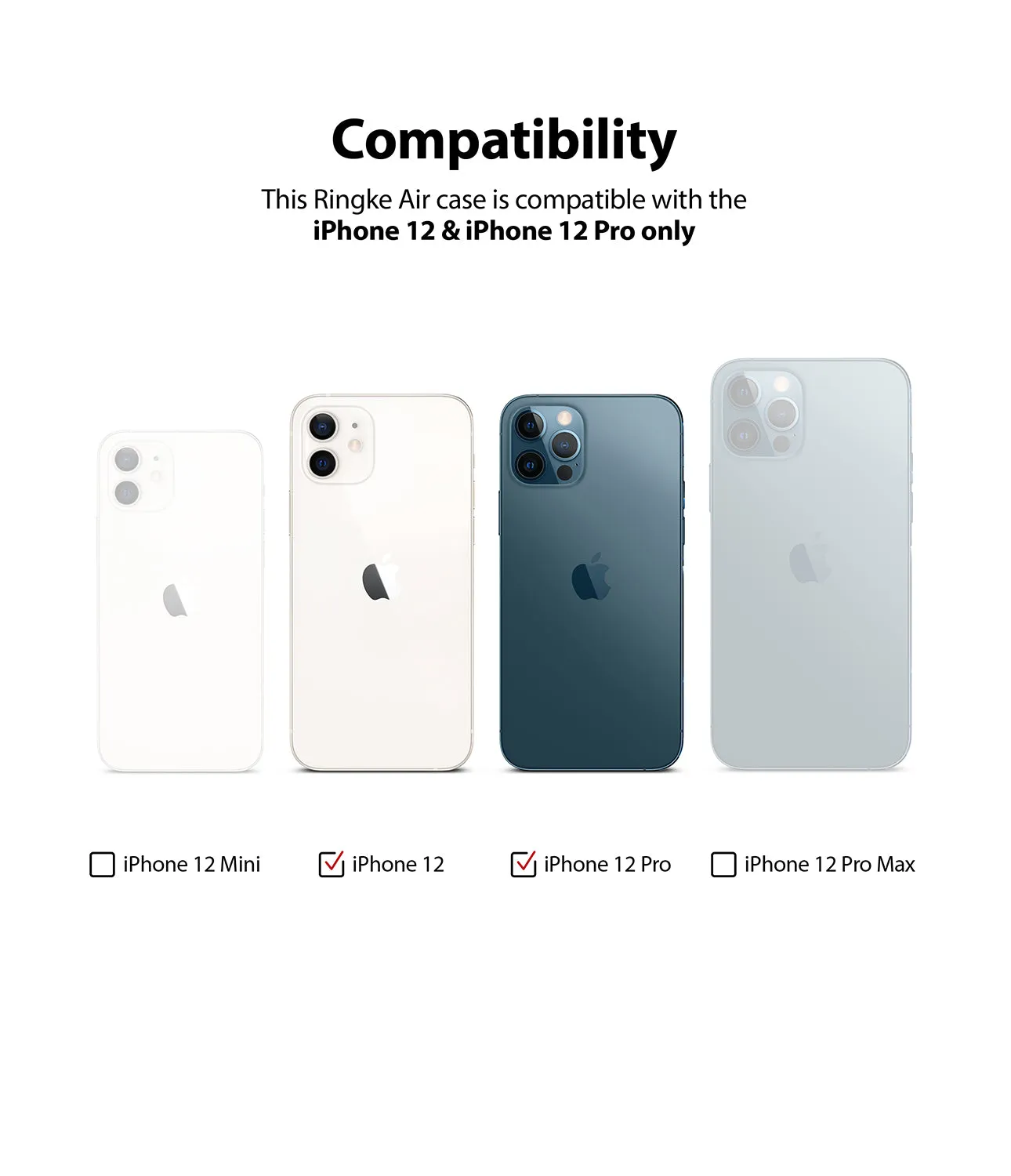 Apple iPhone 12 / iPhone 12 Pro Case Cover| Air Series| Glitter Clear