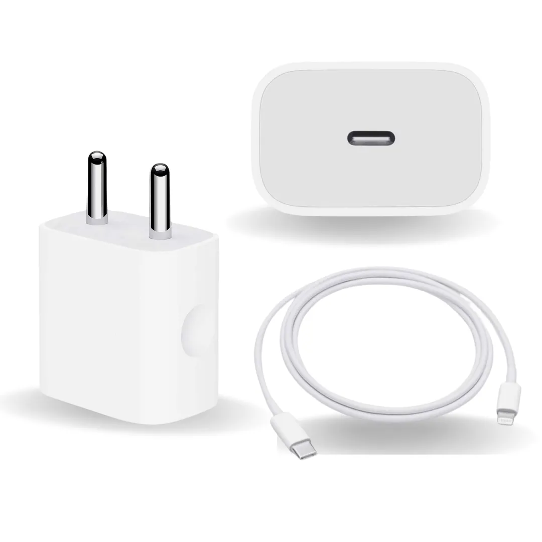 Apple iPhone 13 20W USB‑C Power Adapter With USB-C to Lightning Charge Cable