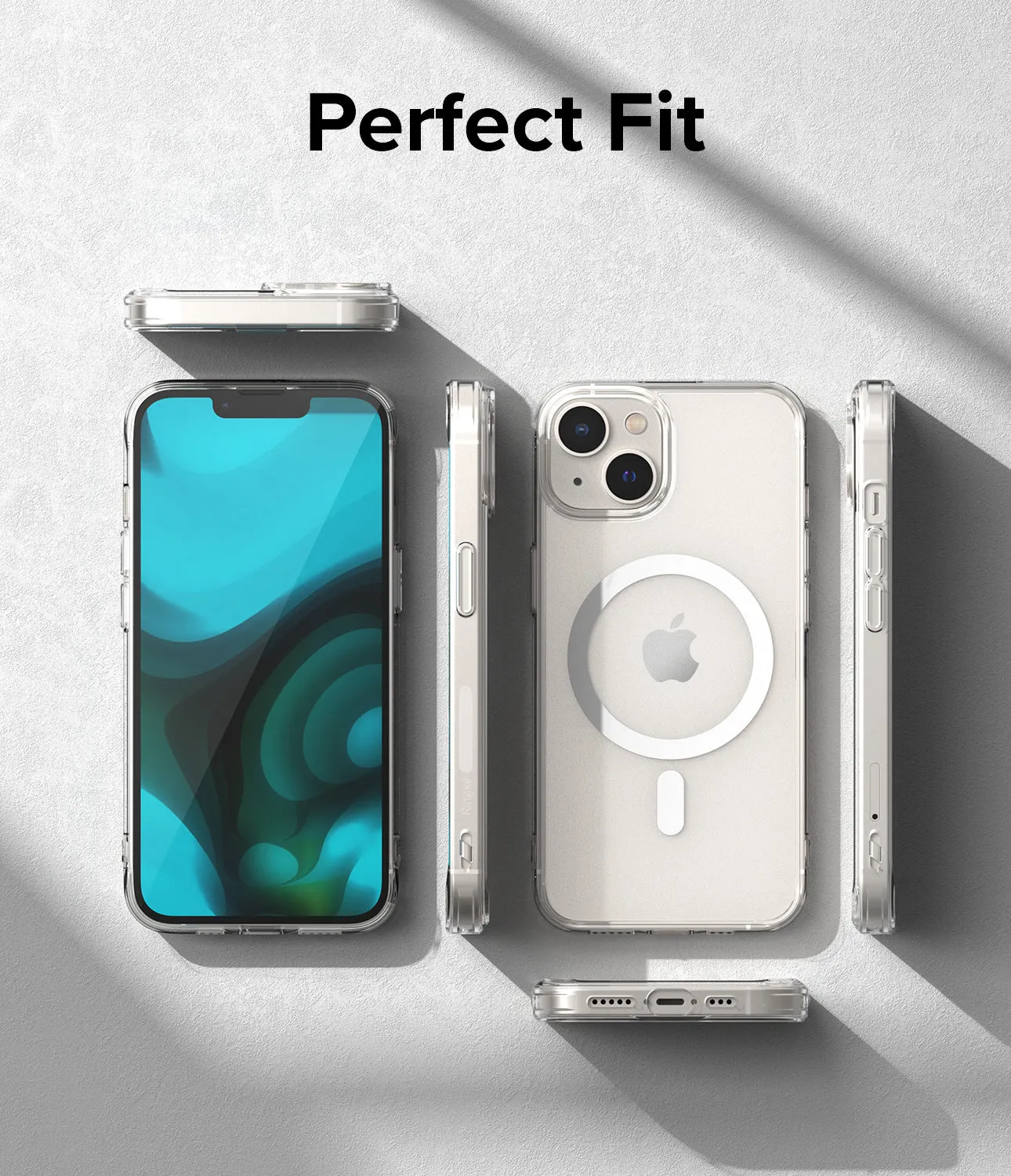 Apple iPhone 14 Plus Case Cover| Fusion Magnetic Series| Matte Clear