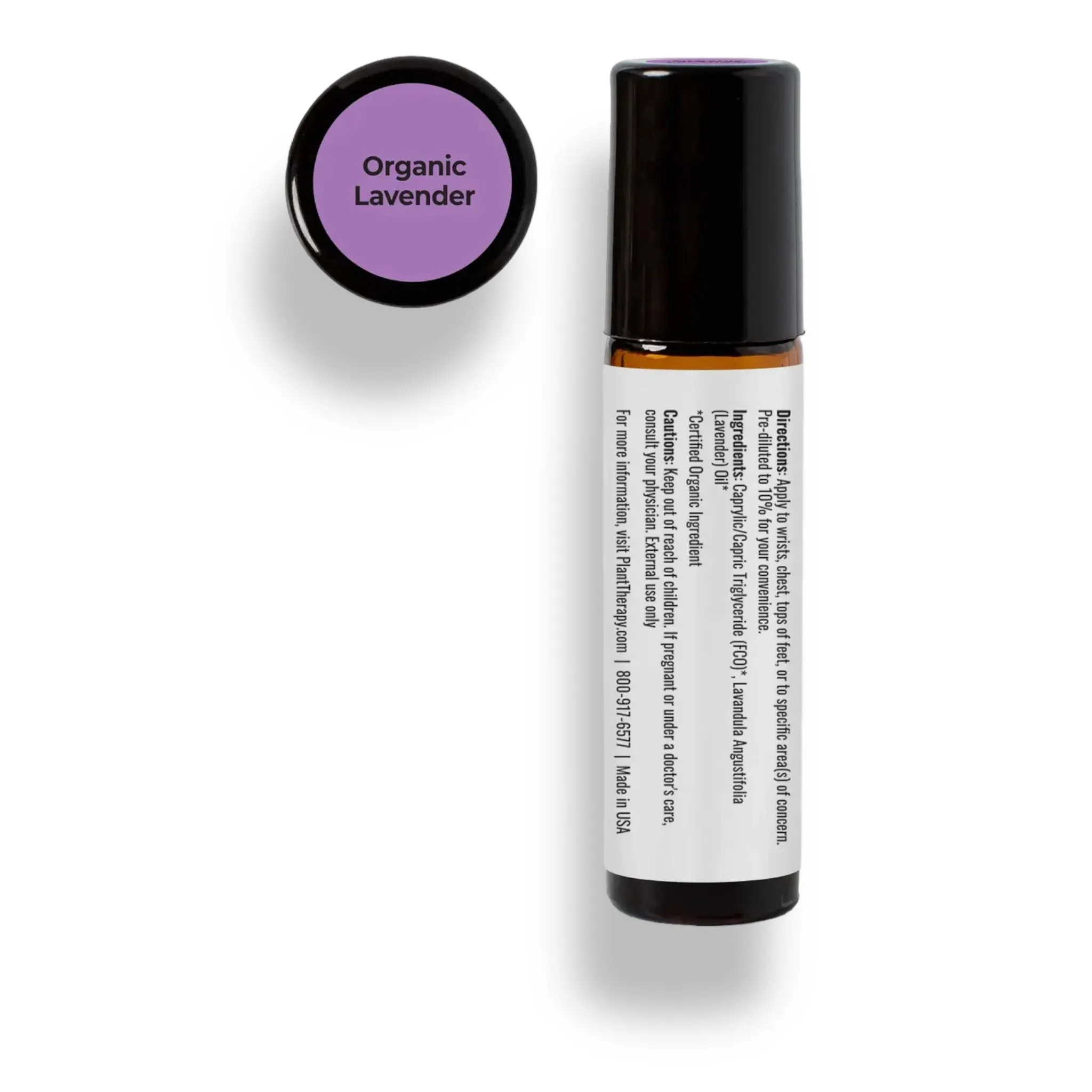 Aromatherapy Essential Oil Roll-on ORGANIC LAVENDER