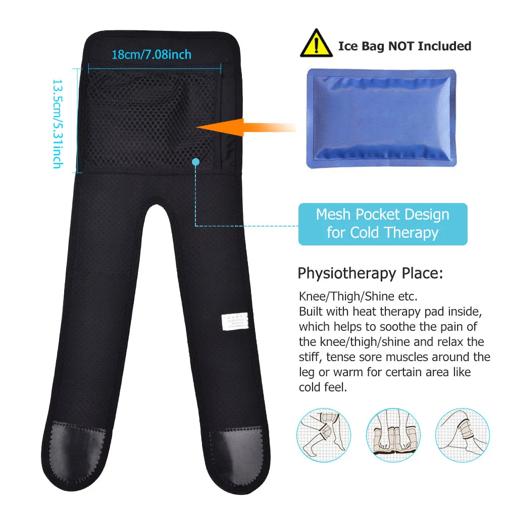 Arthritis Relieve Knee Pain Belt  3 Heating Gear Electric Knee Protection Heating Massager Pads Therapy Adjustable Brace Support