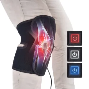 Arthritis Relieve Knee Pain Belt  3 Heating Gear Electric Knee Protection Heating Massager Pads Therapy Adjustable Brace Support