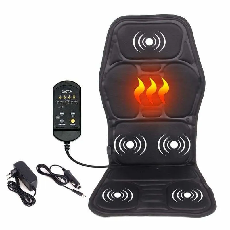 Premium Vibrating Back Massager Chair Cushion for Ultimate Relaxation