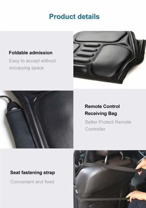 Premium Vibrating Back Massager Chair Cushion for Ultimate Relaxation