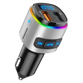 Bc41 Car Fm Transmitter Bluetooth MP3 Player Charger Cigarette