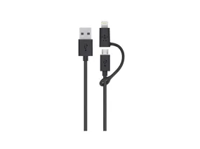 Belkin Lightning To Micro USB Cable With Lightning Adaptor