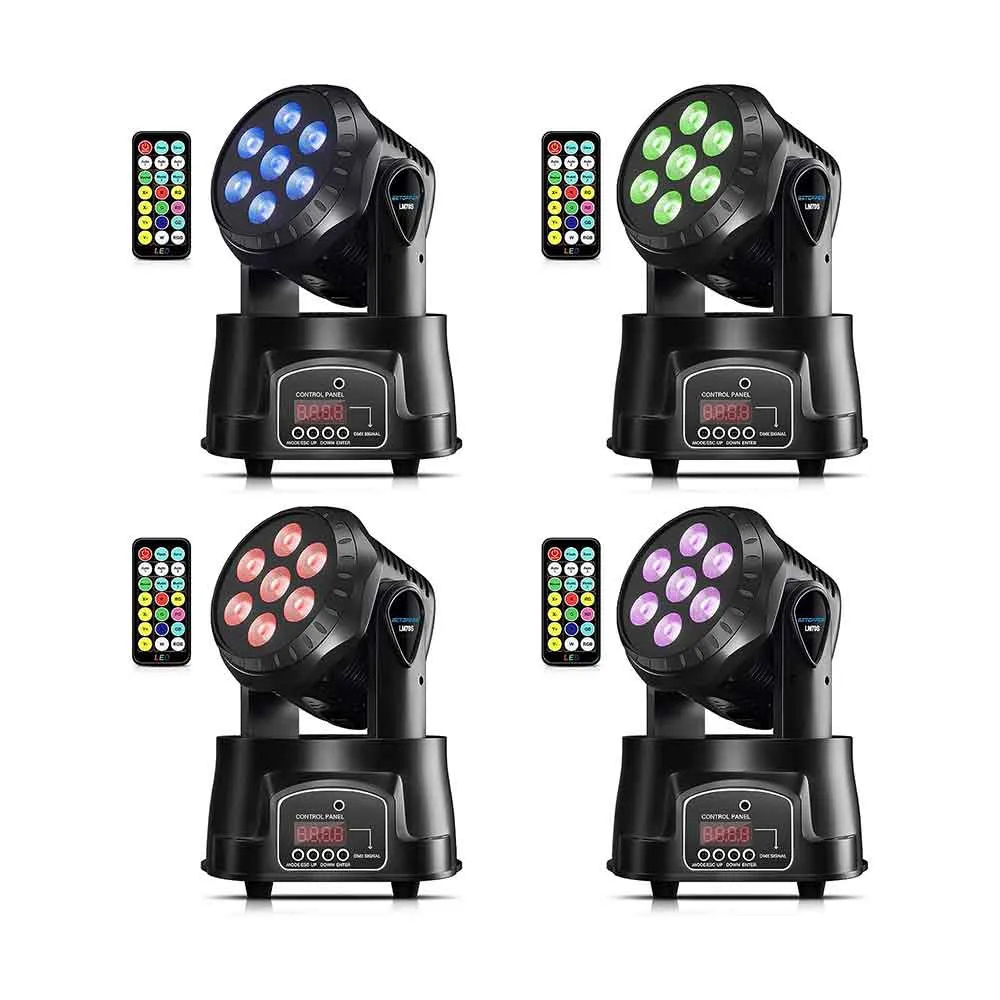 Betopper LM70SR 7x8W RGBW Moving Head Lights Clearance