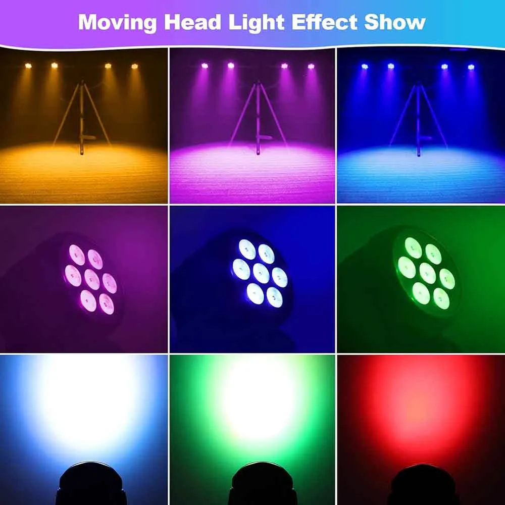 Betopper LM70SR 7x8W RGBW Moving Head Lights Clearance