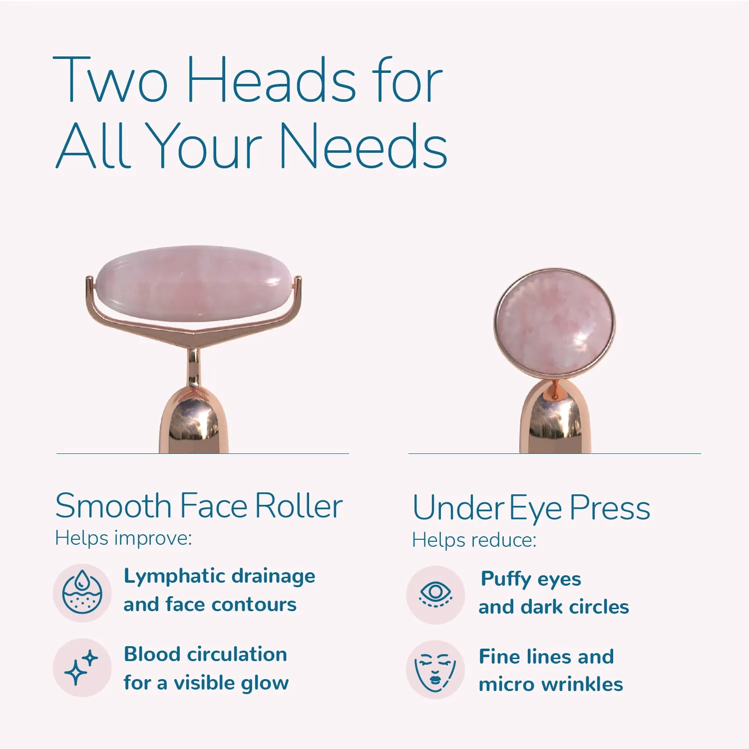 BLOOM-Rose Quartz Roller