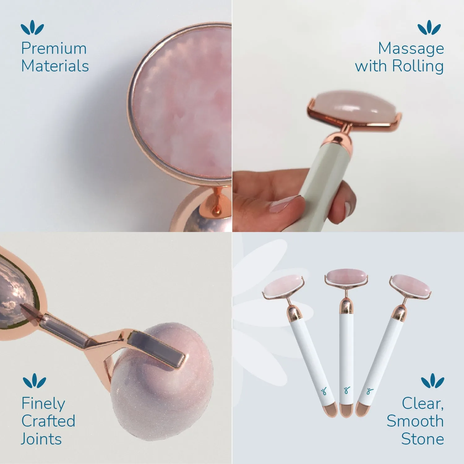 BLOOM-Rose Quartz Roller