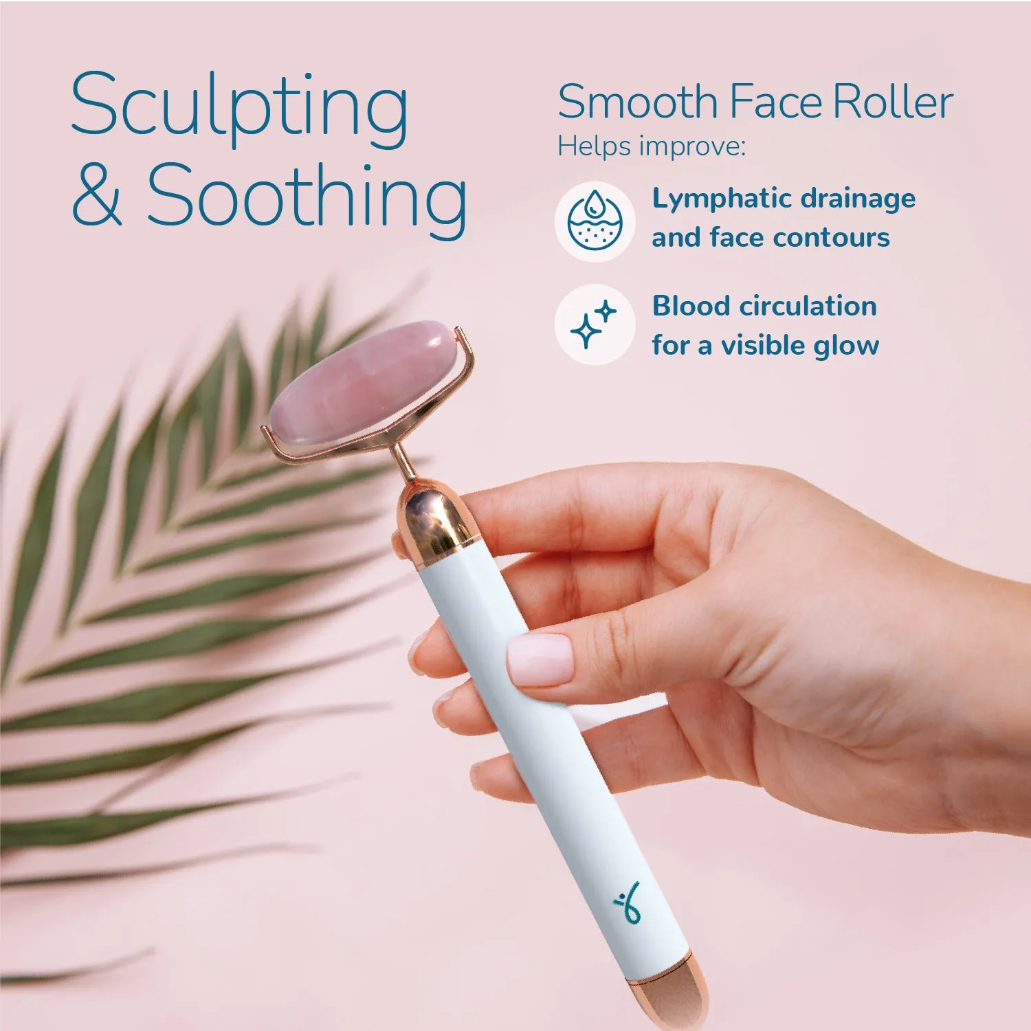 BLOOM-Rose Quartz Roller