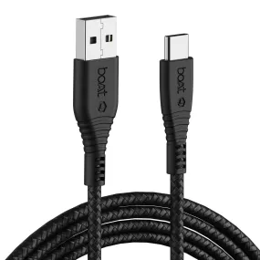 boAt A400 USB Type-C to USB-A 2.0 Male Data Cable, 2 Meter