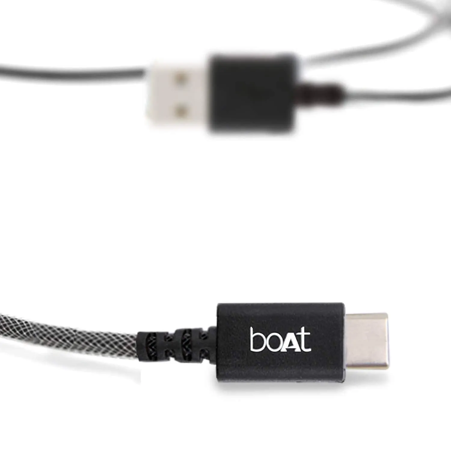boAt A400 USB Type-C to USB-A 2.0 Male Data Cable, 2 Meter