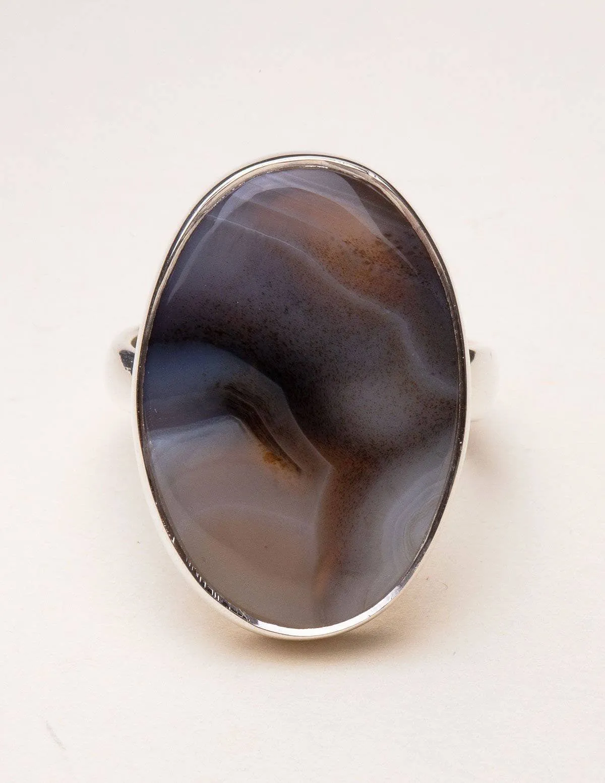 Botswana Agate Ring - Adjustable