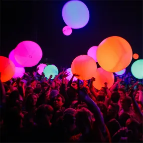 Bulk Sale Party Decoration Inflatbal Remote Controlld LED Beach Ball (12 Pack)
