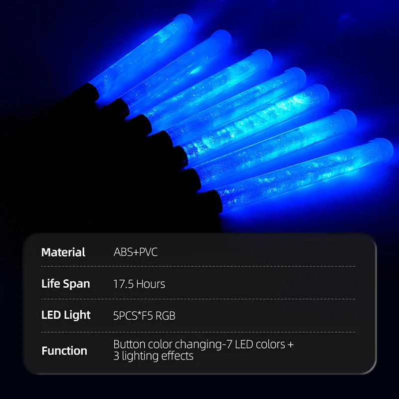 Bulk Sale Remote Controlled LED Flashing Wands (200 Pack)