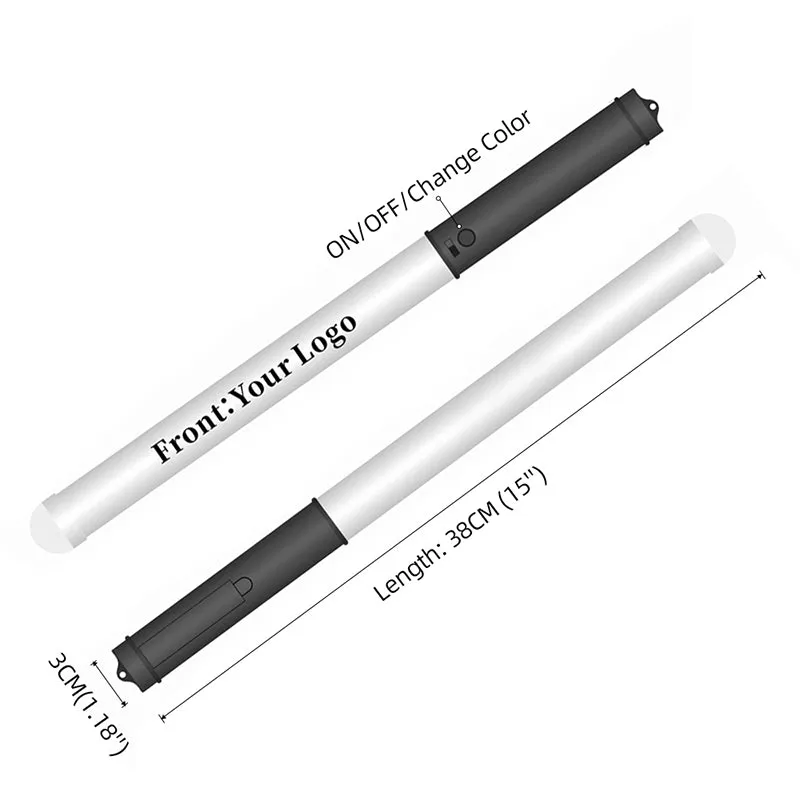 Bulk Sale Remote Controlled LED Flashing Wands (200 Pack)