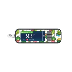 Cactus Cat Sticker for Bayer Contour Next Glucometer