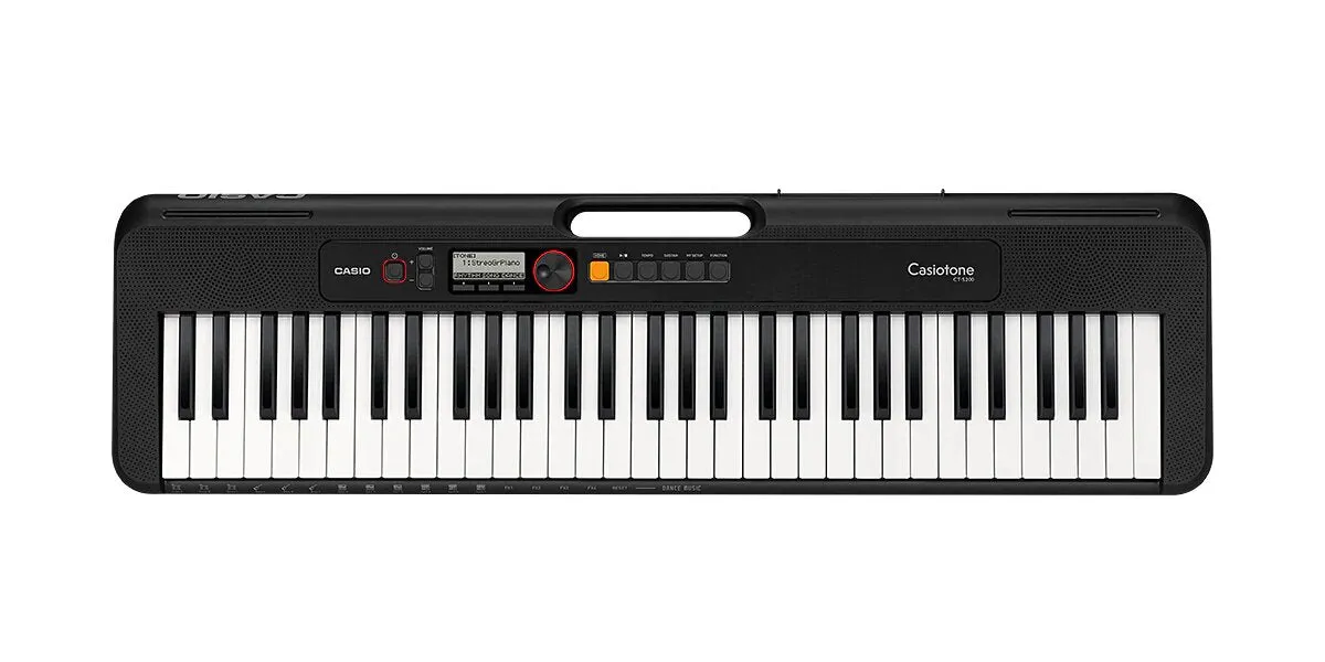 Casio CT-S200 with ADE95100 LE power Adapter
