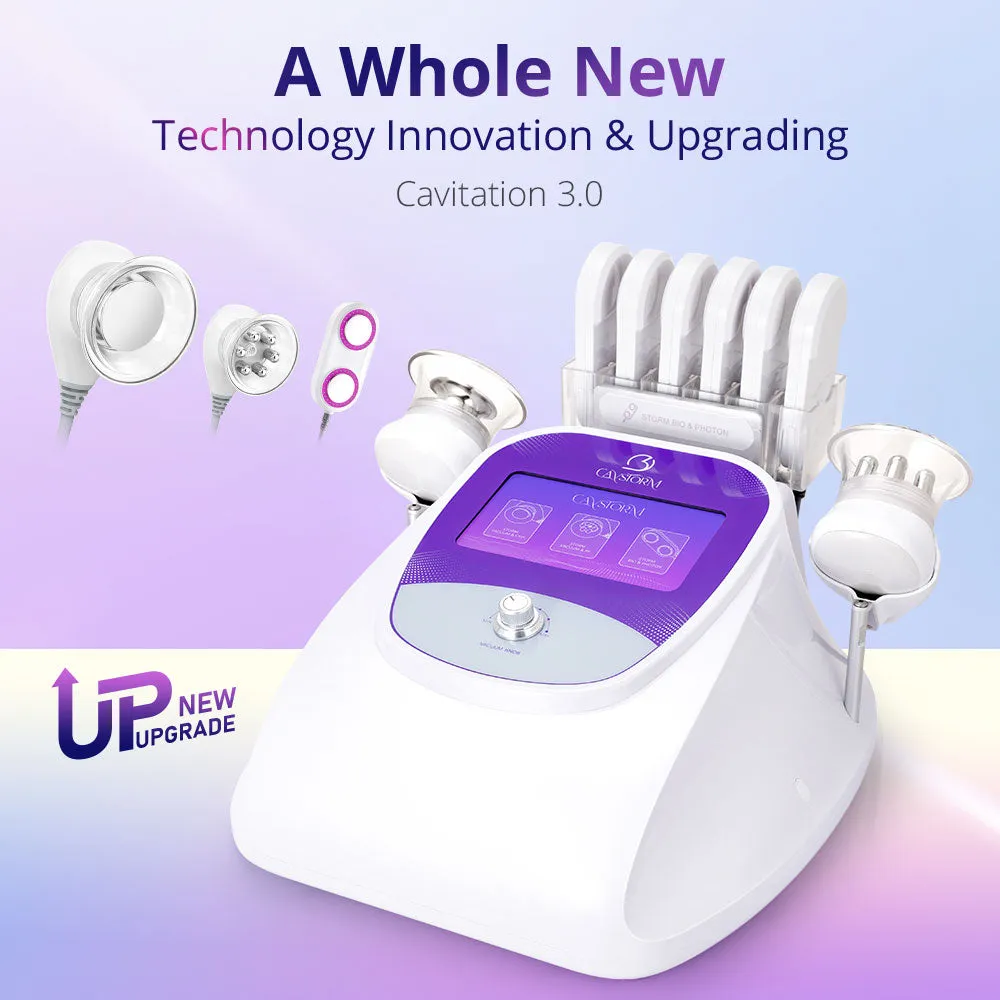 Cavitation 3.0 CaVstorm 40K Ultrasonic Slim Microcurrent Radio Frequency Photon Skin Care Machine