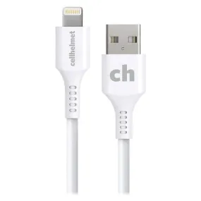 Charge and Sync USB-A to Lightning(R) Round Cable (1 Foot)