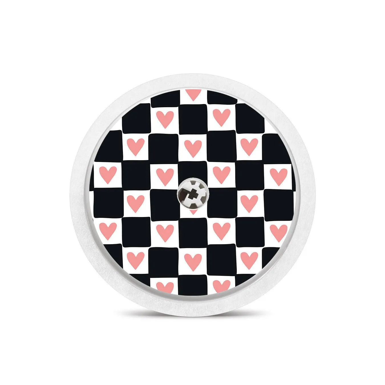 Checkered Hearts Freestyle Libre 2