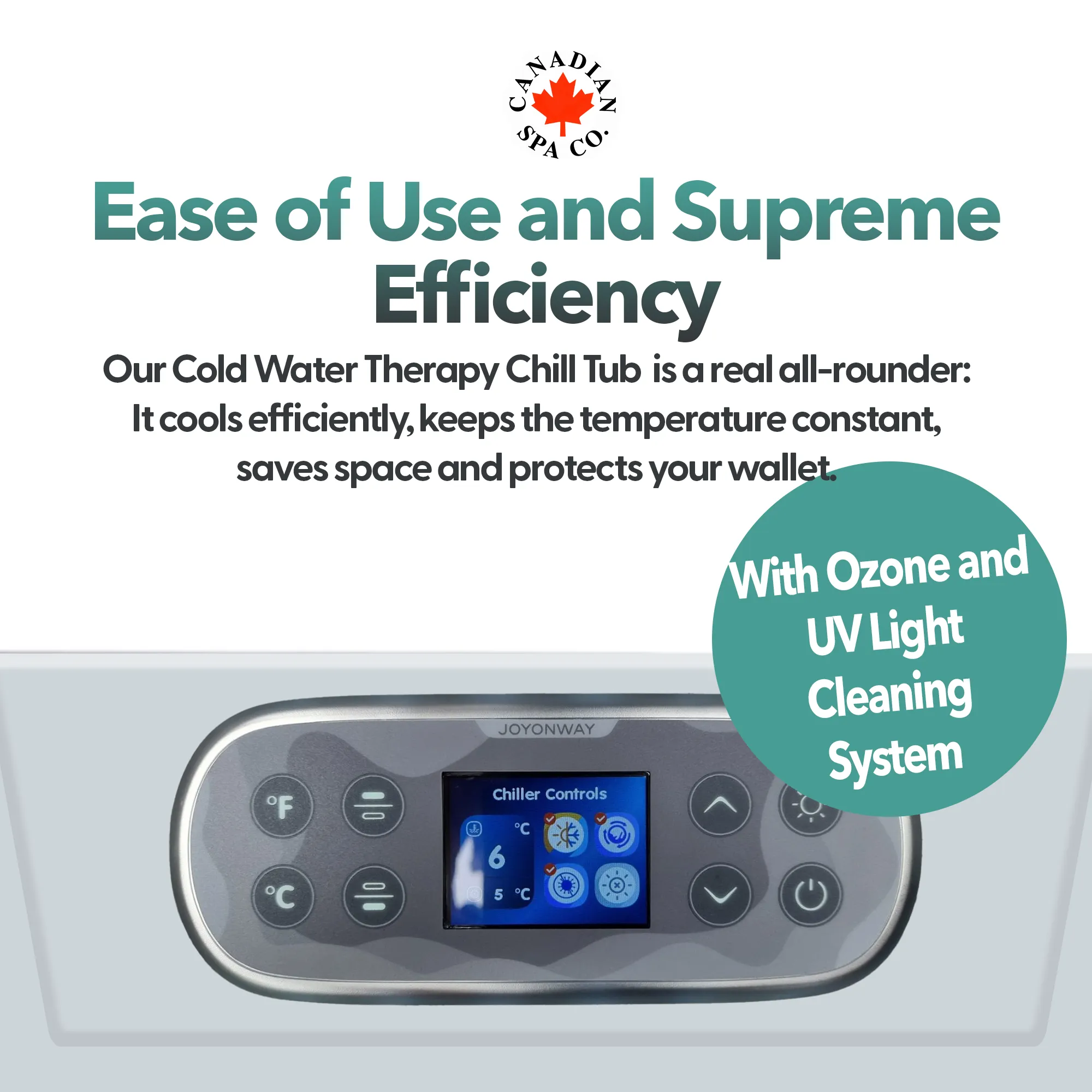 Chill Therapy Spa - Fill, plug in, and experience it Brown Finish
