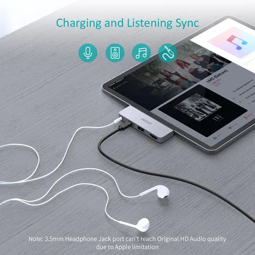 Choetech 4 IN 1 USB C HUB For All USB C Port Devices-5SUO