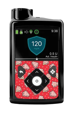 Christmas Cakes Sticker for Medtronic MiniMed 770G & 780G