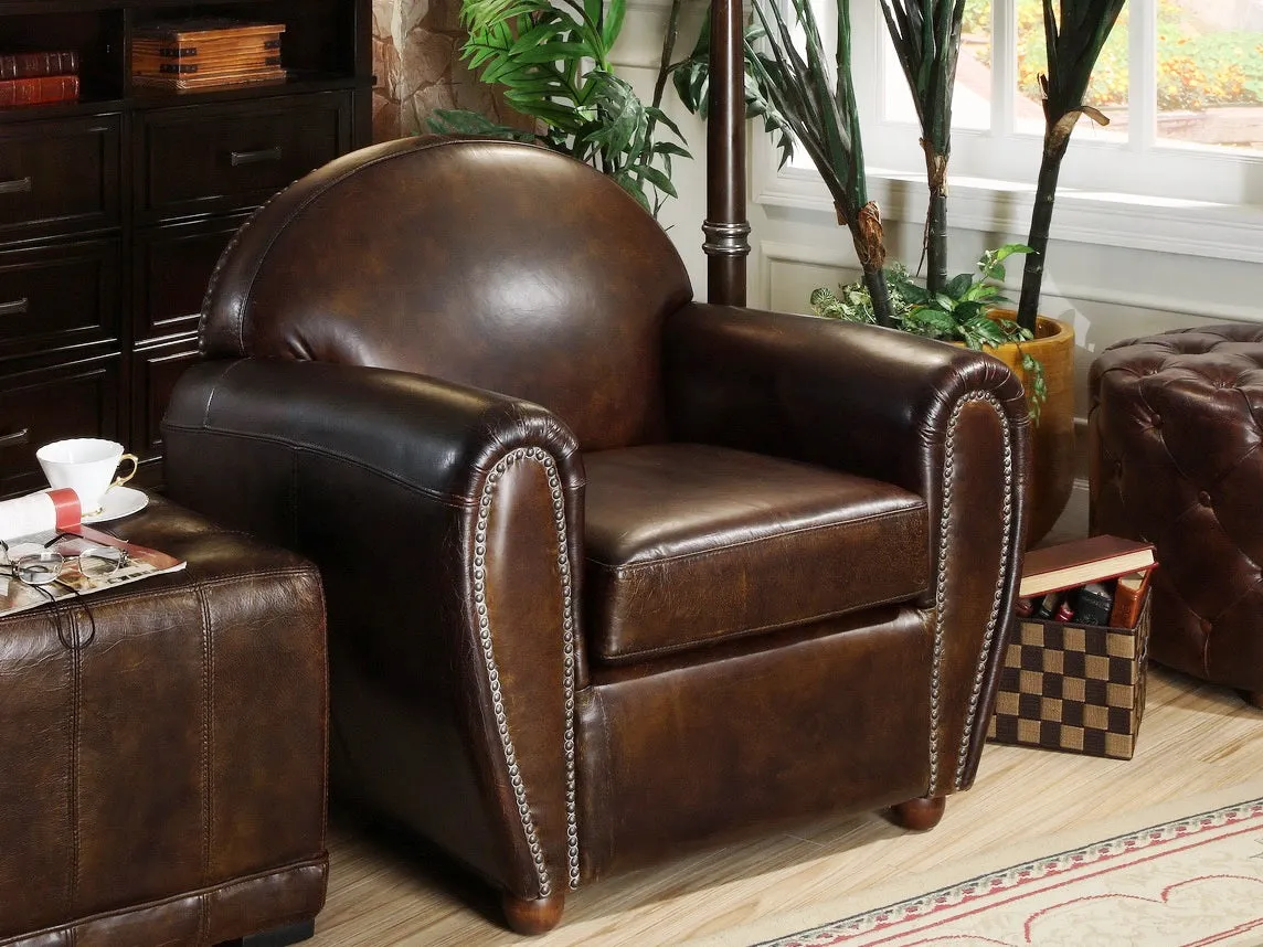CLUB LEATHER CHAIR
