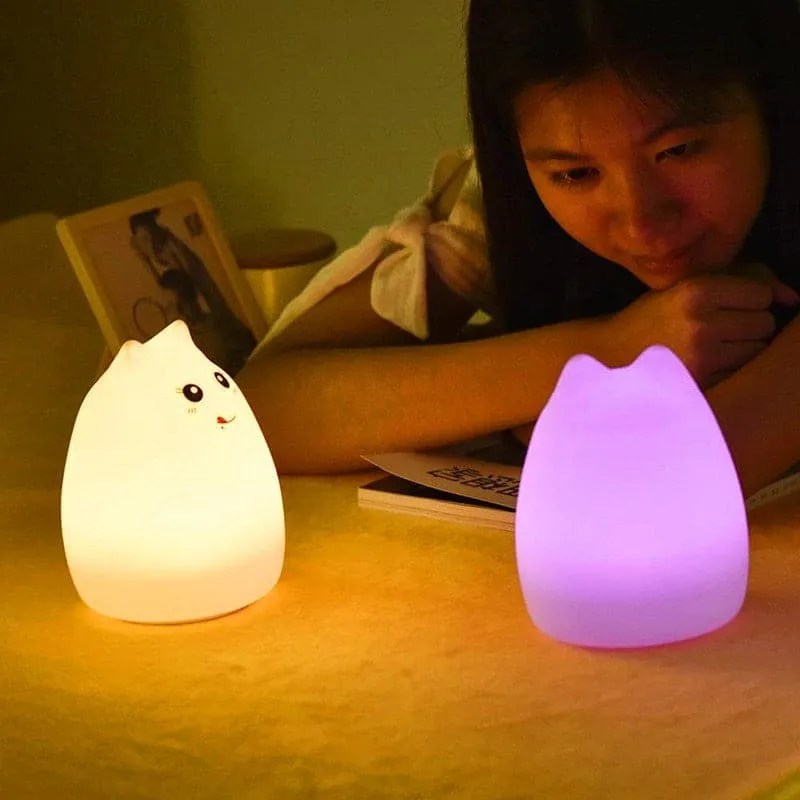 Cute Kitty Cat Touch Lamp for Bedroom Living Room