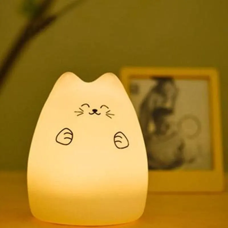 Cute Kitty Cat Touch Lamp for Bedroom Living Room